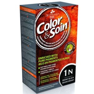 3 CHENES COLOR ET SOIN COLORATION PERMANENTE 1N NOIRE EBENE 135 ML