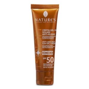 NATURES GEL CREME SOLAIRE ANTI AGE SPF 50