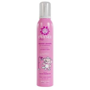 OLYSEE KIDS MOUSSE LAVANTE HYDRATANTE PARFUM FRAISE FRAMBOISE 250 ML
