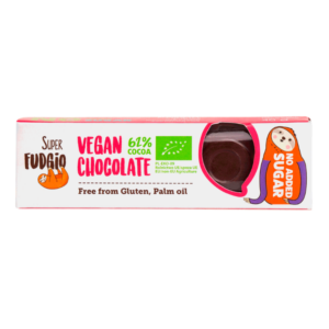 SUPER FUDGIO BARRE CHOCOLAT VEGAN 62% 40 G