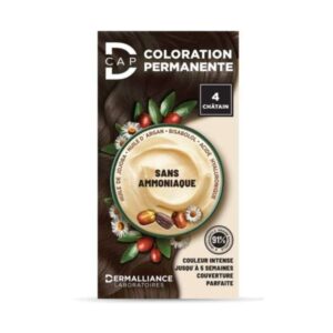 D CAP COLORATION PERMANENTE N 4 CHATAIN