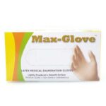 MAX GLOVE GANTS D EXAMEN MEDICAUX EN LATEX PAQUET DE 100