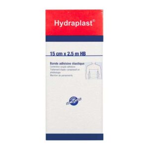 HYDRAPLAST BANDE ADHESIVE ELASTIQUE 15 CM 2.5 M HB