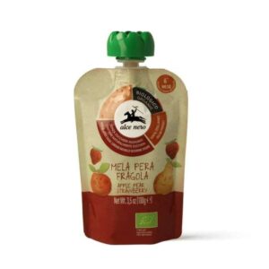 ALCE NERO PUREE DE POMME POIRE ET FRAISE 100 G