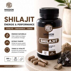 MISSION HEALTH AND GREEN PHARMA SHILAJIT 300MG 60 GELULES