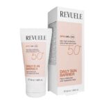 REVUELE DAILY SUN BARRIER SPF 50+ CREME HYDRATANTE POUR LE VISAGE A L ACIDE HYALURONIQUE 50 ML