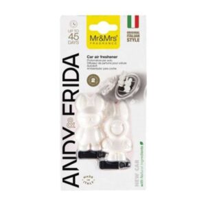 MR AND MRS FRAGRANCE ANDY AND FRIDA DESODORISANT POUR VOITURE NEW CAR