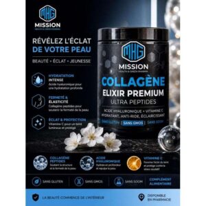 MISSION HEALTH AND GREEN PHARMA COLLAGENE ELIXIR PREMUIM ULTRA PEPTIDES 200G