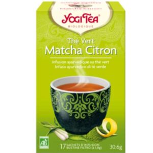 YOGI TEA THE VERT MATCHA CITRON 17 SACHETS