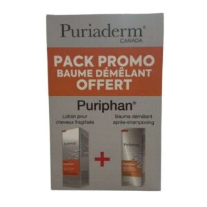 PURIADERM PACK LOTION CHEVEUX FRAGILISES 120ML +BAUME DEMELANT 200ML OFFERT